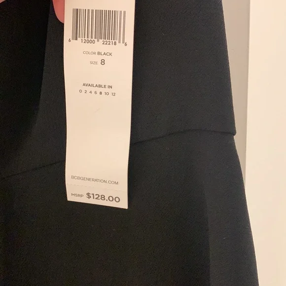 NWT BCBG Generation Black Dress - Picture 5 of 8
